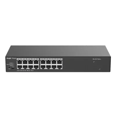 Switch Ruijie RG-ES116G-L 16 Ports Gigabit nicht verwaltet Metall Rack