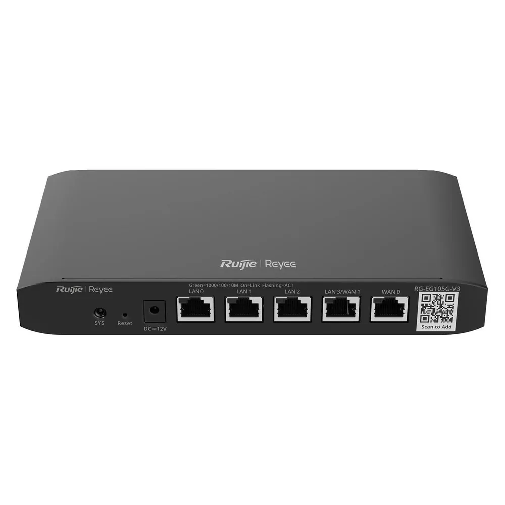 Router Ruijie RG-EG105G-V3 5 Ports 4x Gigabit Cloud-Management