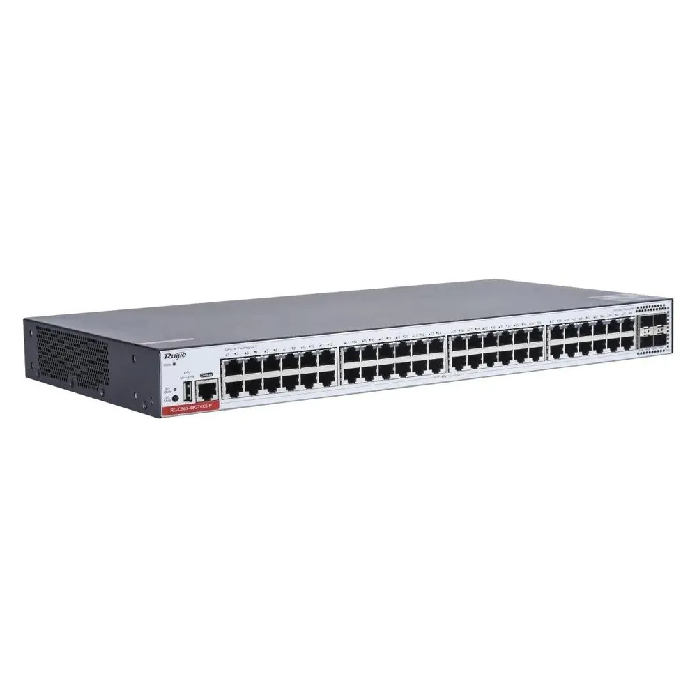 Switch Ruijie RG-CS83-48GT4XS-P 48 Ports Gigabit PoE+ 4 SFP+