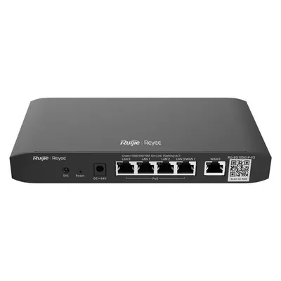 Router Ruijie RG-EG105G-P-V3 Gigabit Ethernet 5 Ports PoE VPN Firewall