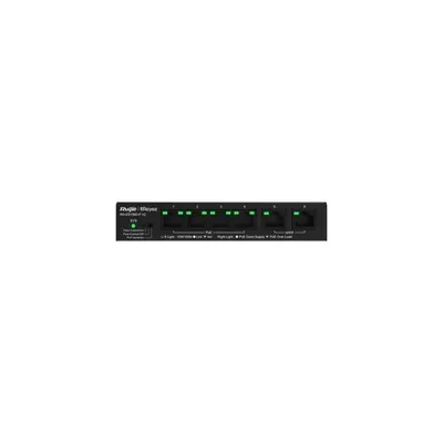 Switch Ruijie RG-ES106D-P V2 6 Ports Fast Ethernet PoE Hohe Zuverlässigkeit Unmanaged