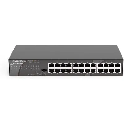 Switch Ruijie RG-ES124GD 24 Ports Gigabit Ethernet Nicht Verwaltet Schwarz