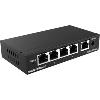 Ruijie Networks RG-ES205GC Netzwerk-Switch Managed L2 Gigabit Ethernet (10/100/1000) Schwarz