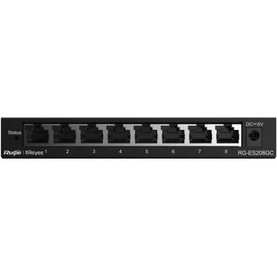 Ruijie Networks RG-ES208GC Netzwerk-Switch Managed L2 Gigabit Ethernet (10/100/1000) Grau
