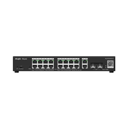 Netzwerk Switch Ruijie RG-ES220GS-P 18x Gigabit PoE 2x SFP Managed L2 Metallgehäuse
