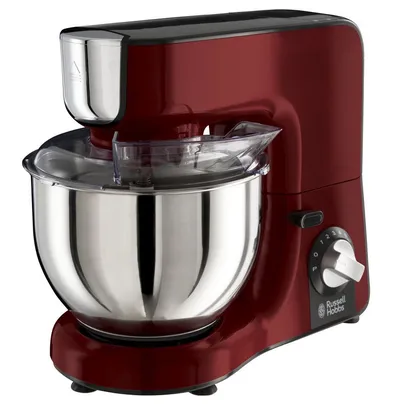RUSSELL HOBBS Küchenmaschine 23480-56 Multi Desire Rot, 1000 W, 5 l Schüssel, Knetmaschine, Standmixer/Zerkleinerer, 3 Rührwerkzeuge