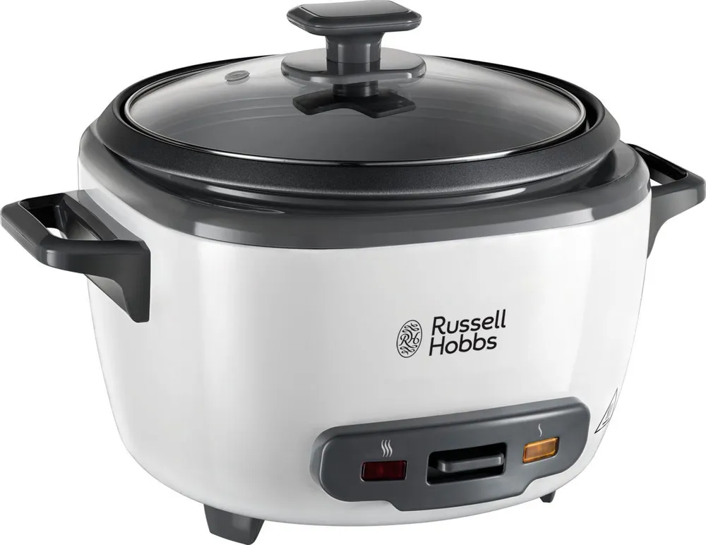 RUSSELL HOBBS Reiskocher Maxi 27040-56, 500 W, medium, 2l, inkl. Dampfgarer-Einsatz, Warmhaltefunktion