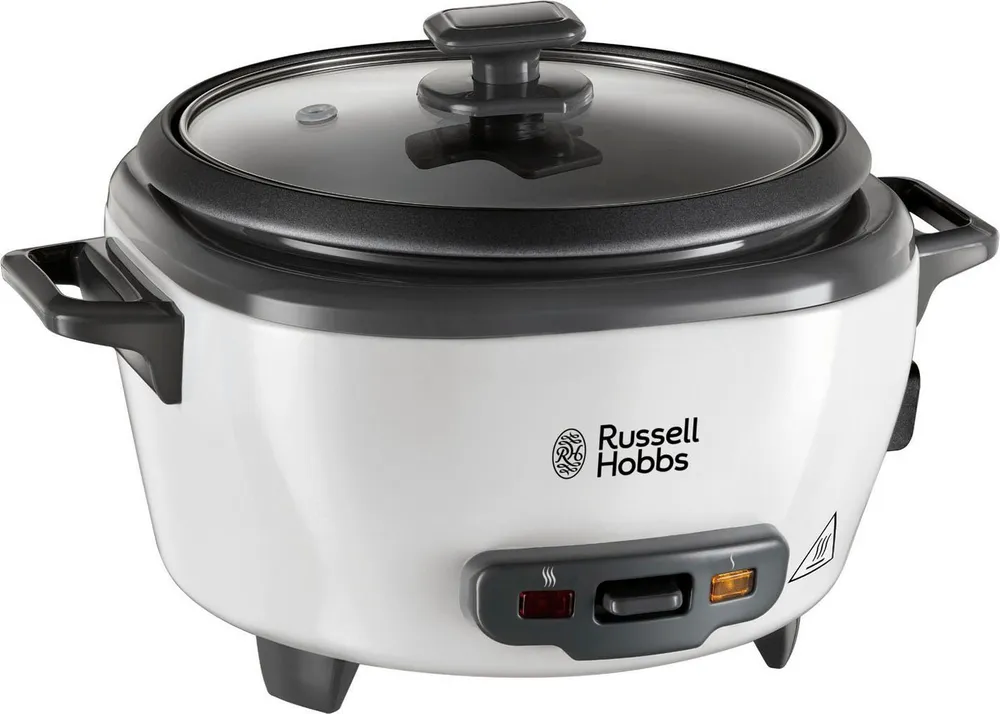 RUSSELL HOBBS Reiskocher Midi 27030-56, 300 W, klein, 0,8l, inkl. Dampfgarer-Einsatz, Warmhaltefunktion