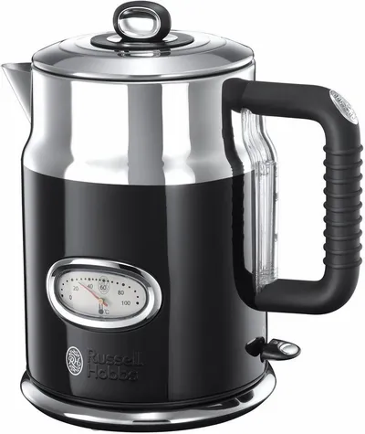 RUSSELL HOBBS Wasserkocher WK Retro Noir 21671-70, 1,7 l, 2400 W