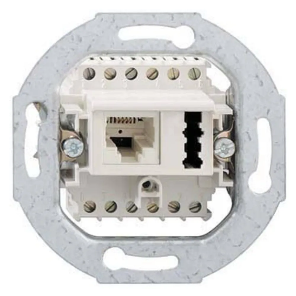 Rutenbeck Anschl.E. IAE/UAE8(6)-TAE6F+N/UP0RW reinweiss 2x6pol.70x70x30mm 13311401 IAE/UAE8(6)-TAE6F+N/