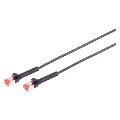 S-Conn Flexline Patchkabel U/FTP Cat. 6A mit biegbaren Stecker schwarz 5,0m