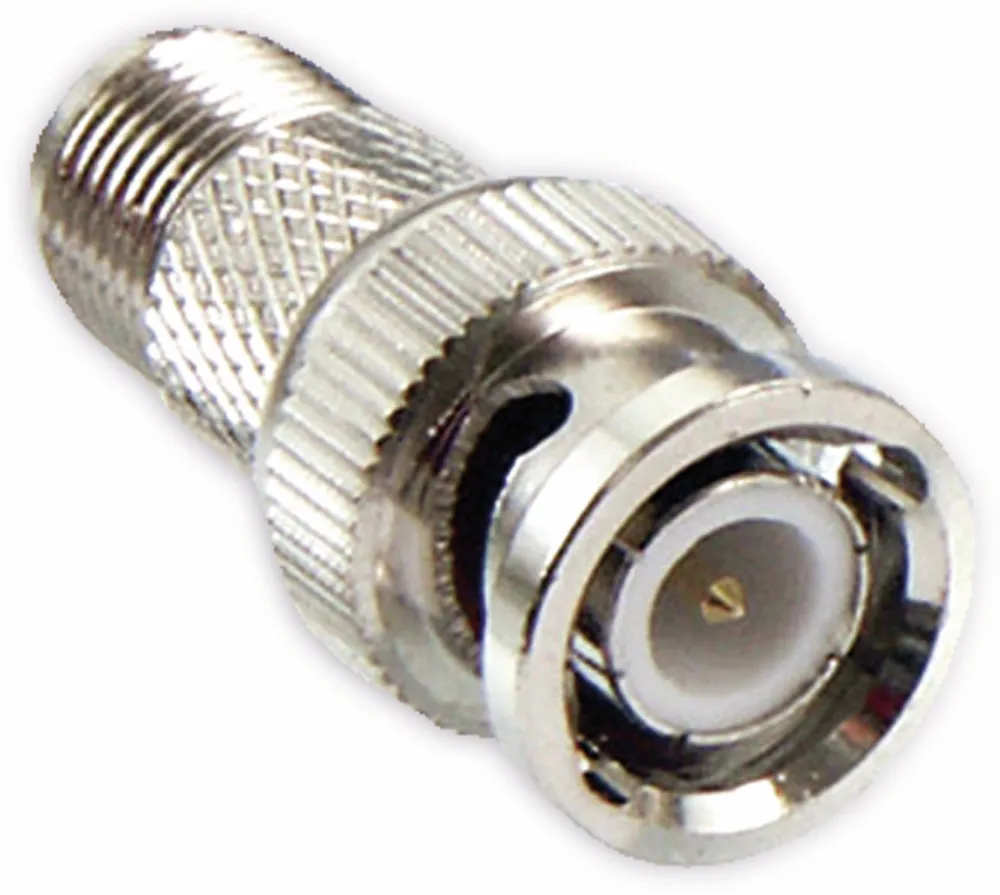 S-IMPULS BNC-Adapter, BNC-Stecker auf F-Kupplung, gerade
