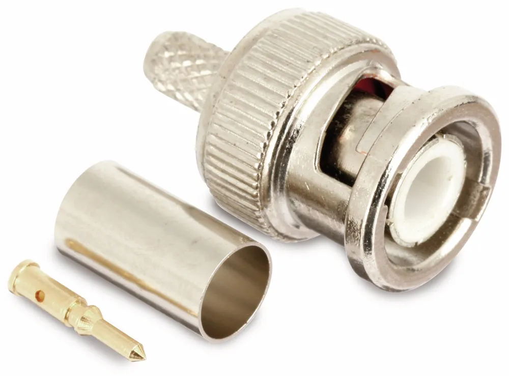 S-IMPULS BNC-Stecker, crimp, 75 Ohm
