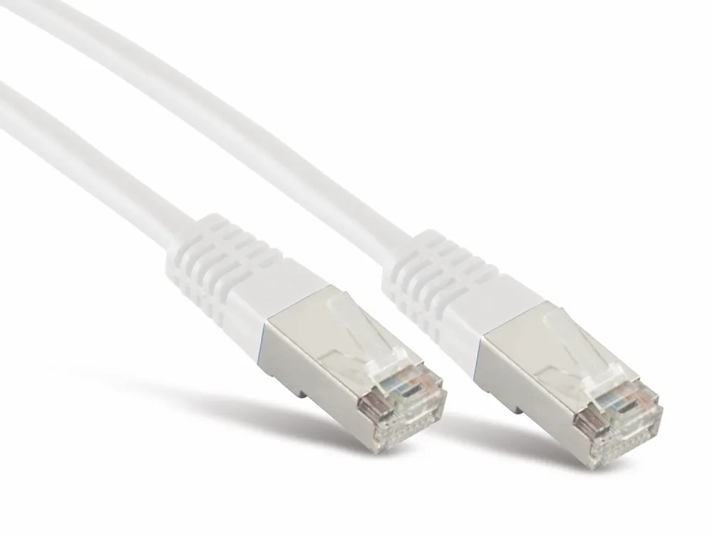 S-IMPULS CAT.6 Patchkabel, 10 m, weiß, S-FTP, PIMF