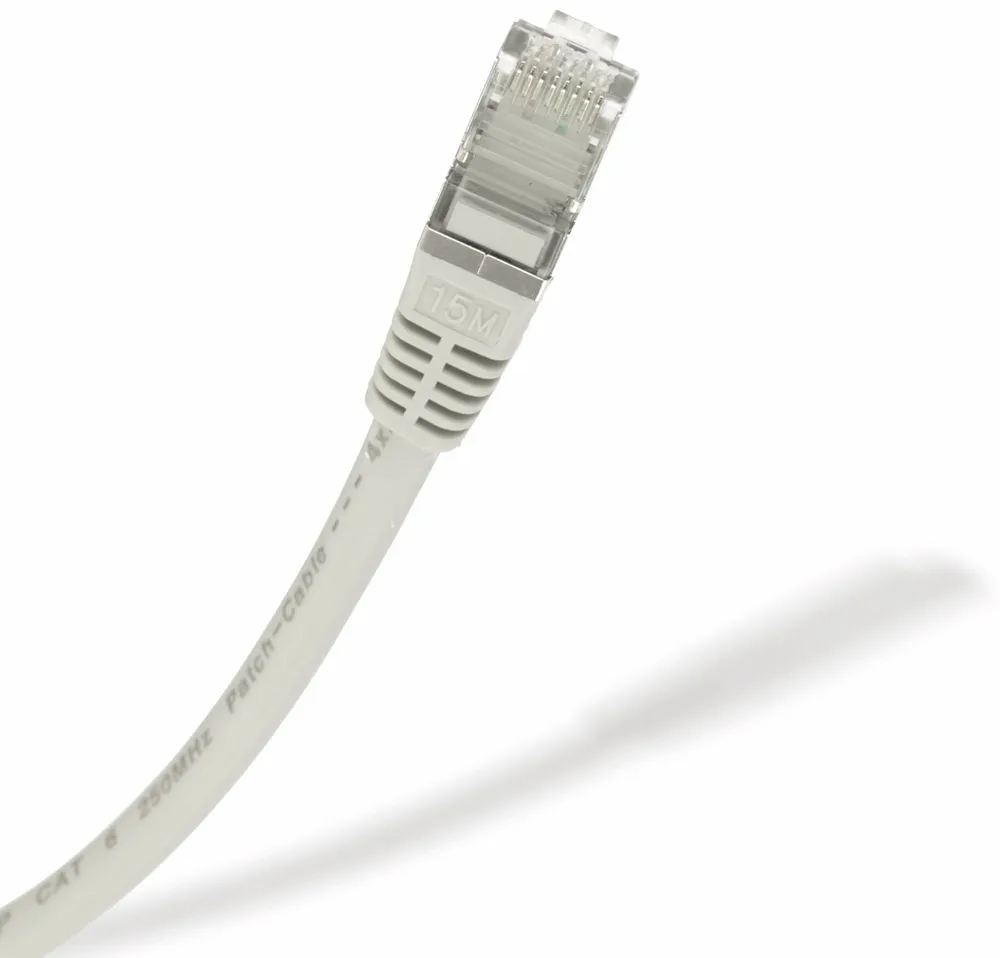 S-IMPULS CAT.6 Patchkabel, 15 m, grau, S-FTP, PIMF