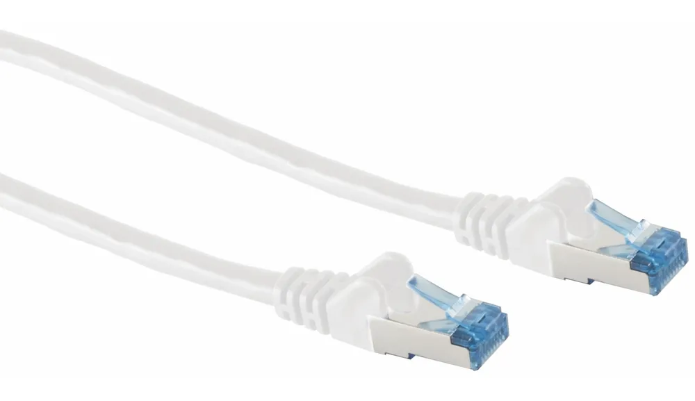 S-IMPULS CAT.6A Patchkabel, 0,25 m, weiß