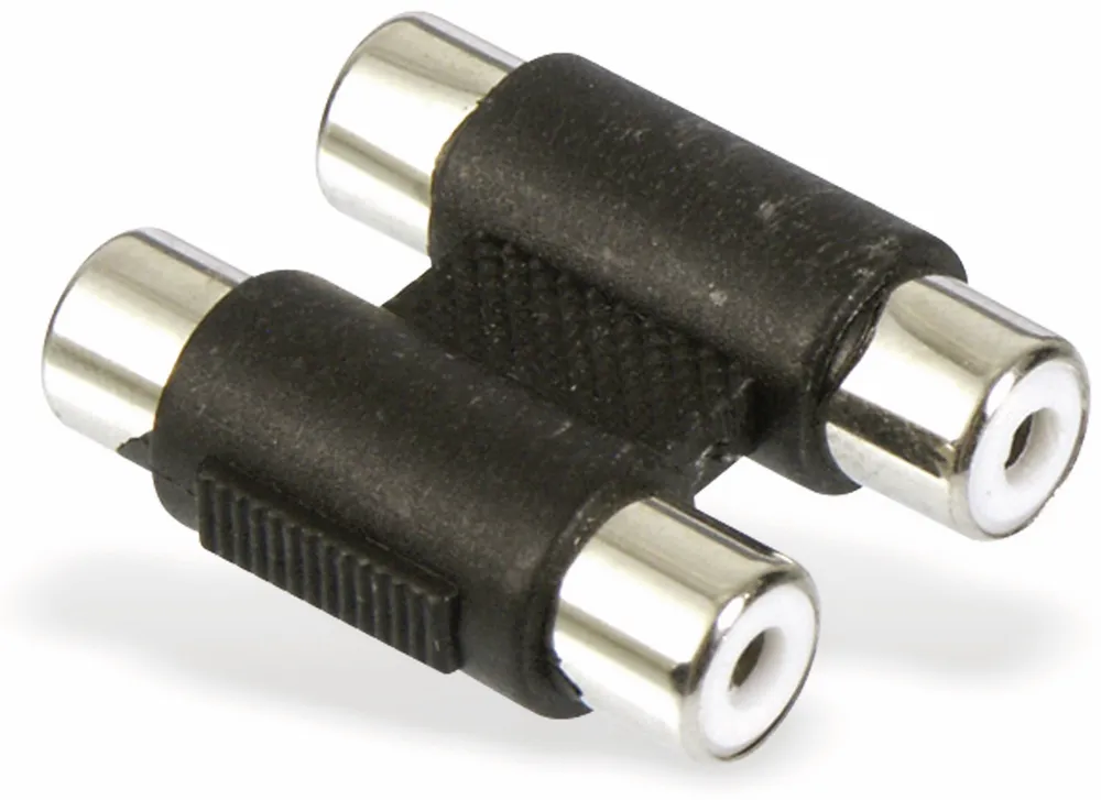 S-IMPULS Cinchadapter, Kupplung/Kupplung, 2-fach