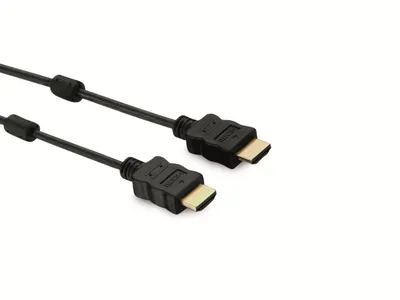 S-IMPULS HDMI-Kabel, HIGH SPEED WITH ETHERNET, 2x Ferrit-Filter, 1 m
