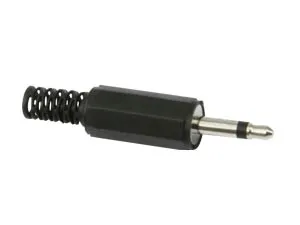 S-IMPULS Klinkenstecker, 3,5 mm, mono, Kunststoff, Knickschutz