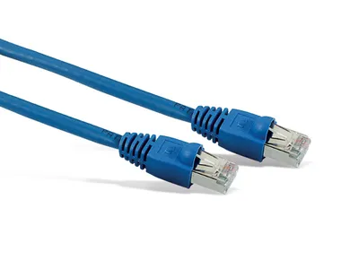 S-IMPULS Netzwerkpatchkabel CAT.6 , RJ45, 1:1, 1 m, blau