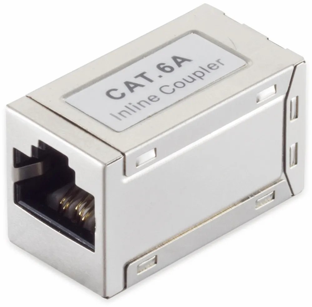 S-IMPULS RJ-45 Verbinder, CAT.6a, Slim, STP, silber