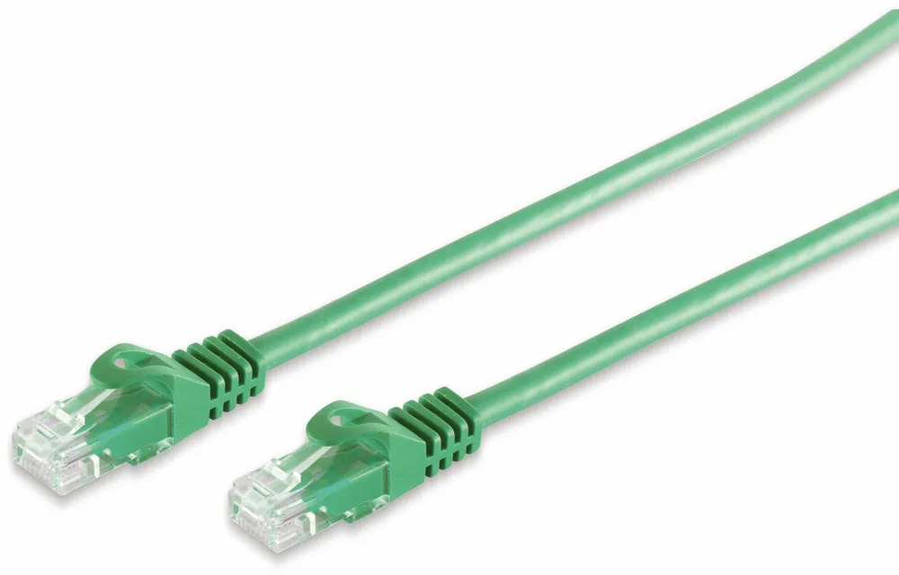 S-IMPULS RJ45 Patchkabel CAT 7 Rohkabel U/UTP, grün, 5 m