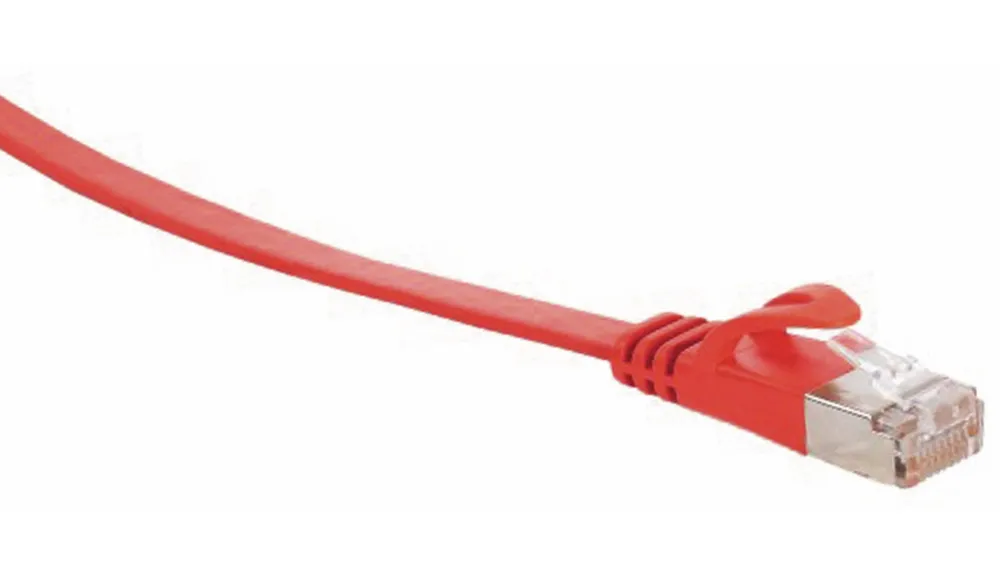 S-IMPULS RJ45 Patchkabel U/UTP, m. CAT.7 Rohkabel, 2 m, rot