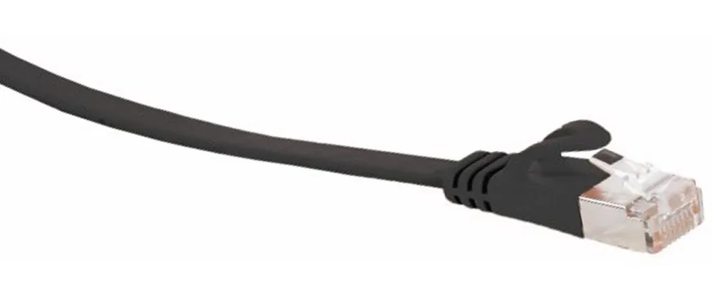 S-IMPULS RJ45 Patchkabel U/UTP, m. CAT.7 Rohkabel, 3 m, schwarz