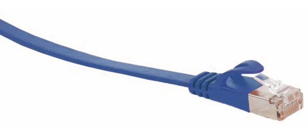 S-IMPULS RJ45 Patchkabel U/UTP, m. CAT.7 Rohkabel, 3 m, blau