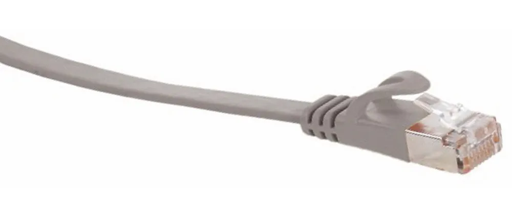 S-IMPULS RJ45 Patchkabel U/UTP, m. CAT.7 Rohkabel, 1 m, grau
