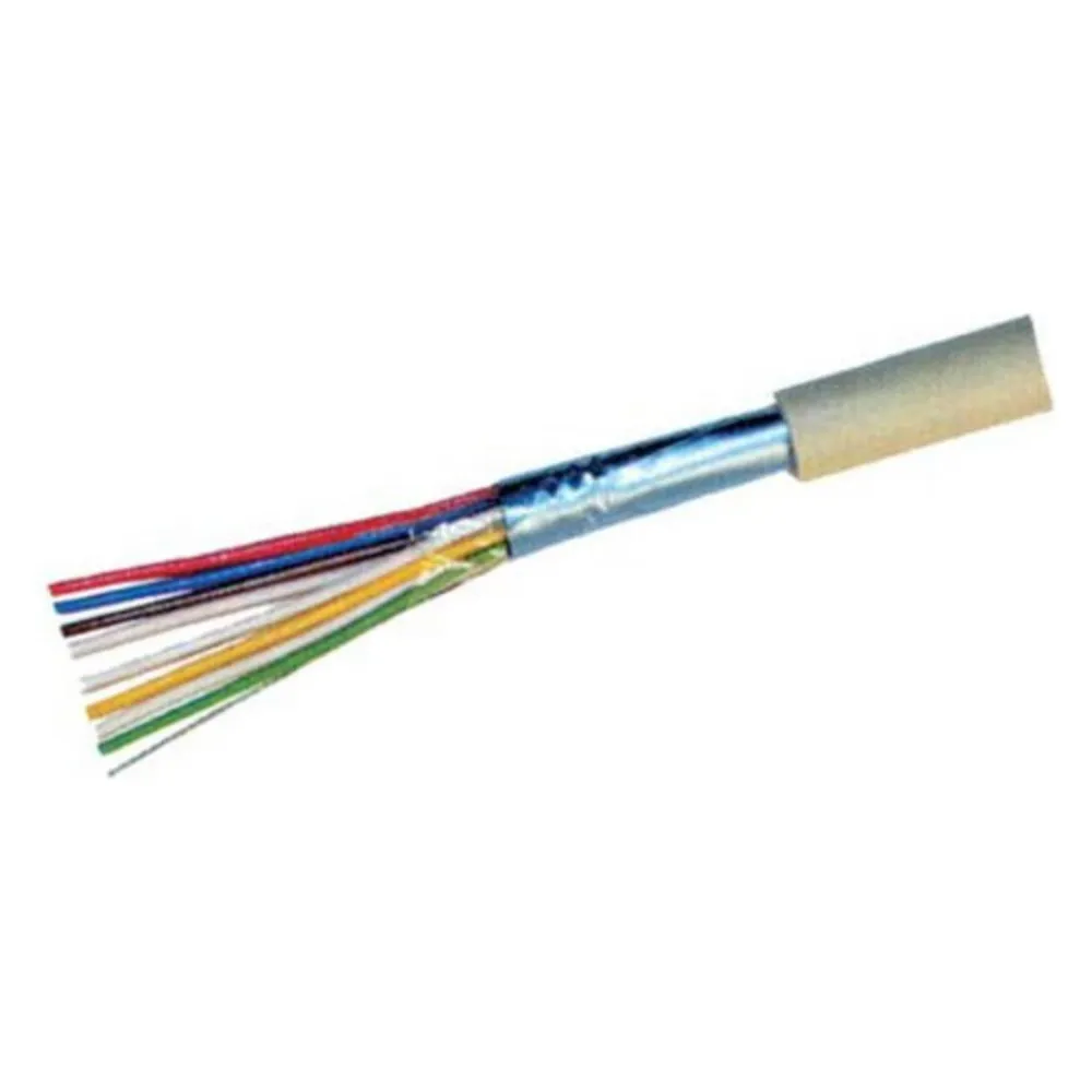S-IMPULS Telefon-Verlegekabel J-Y(ST)Y, 4x2x0,6 mm, 25 m, grau