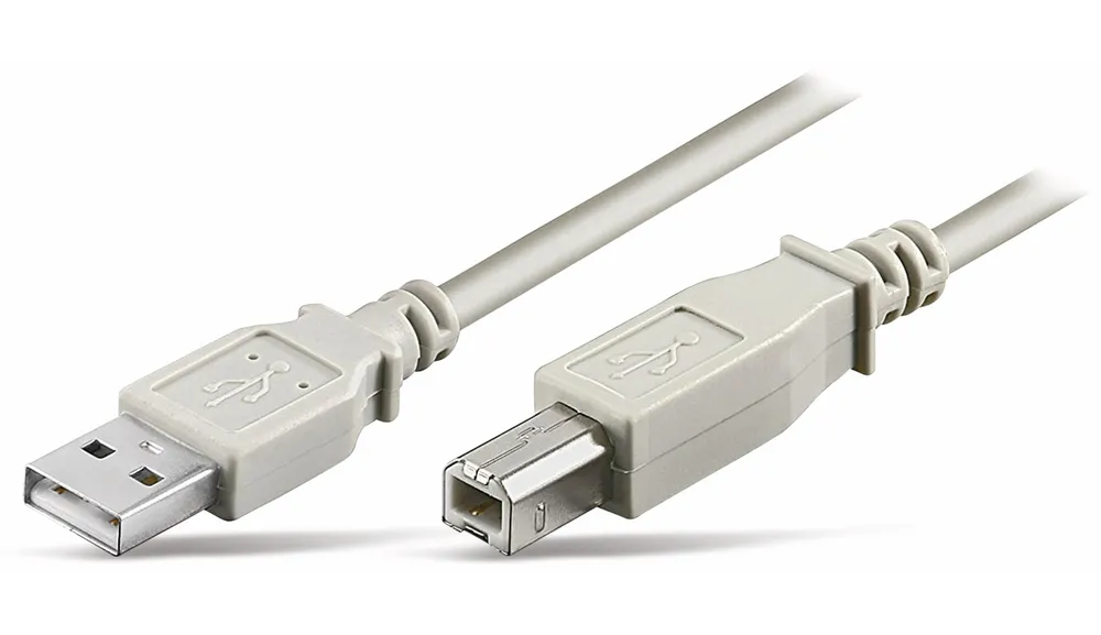 S-IMPULS USB 2.0 Anschlusskabel, 3 m, grau