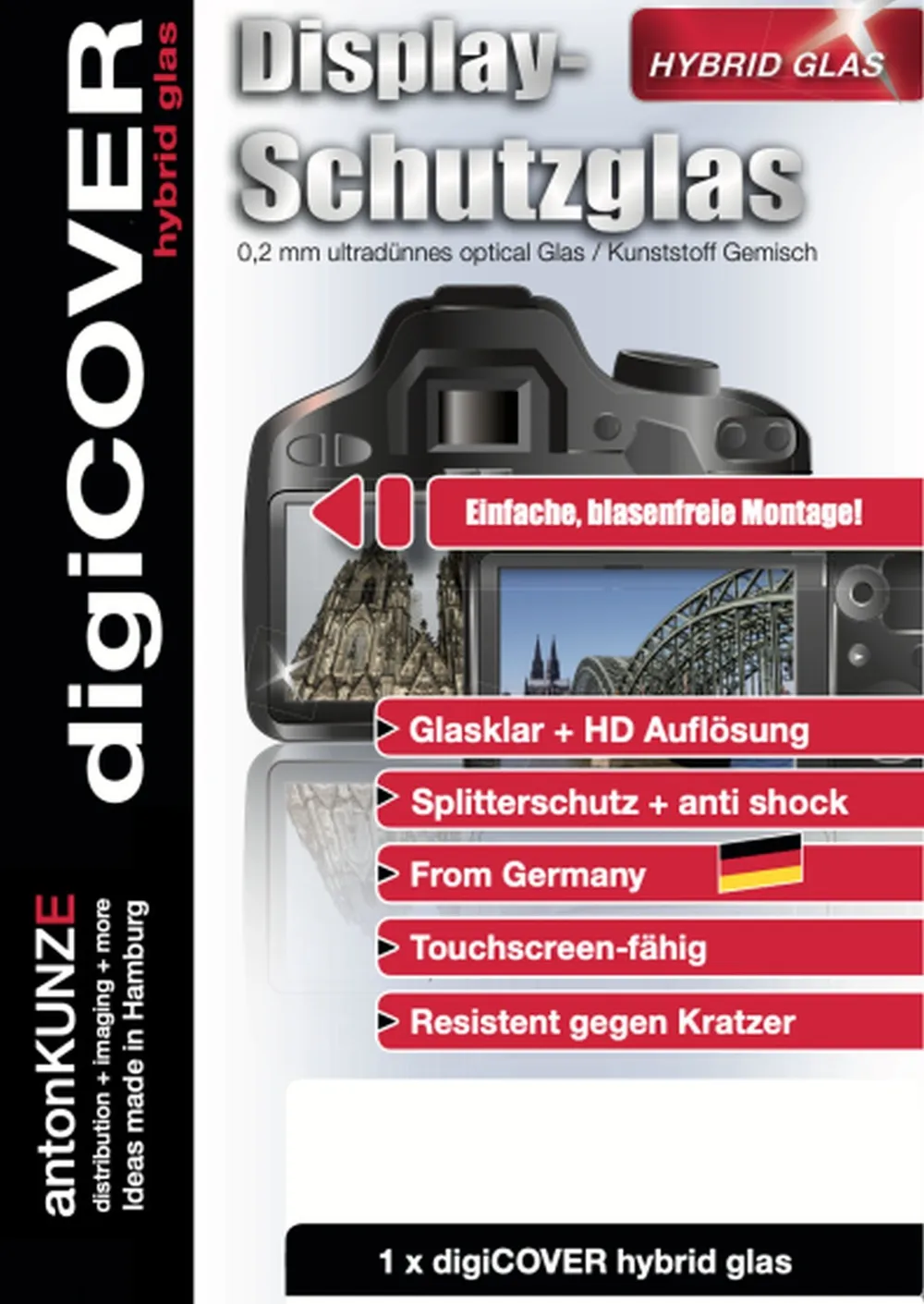 digiCOVER Hybrid Glas Displayschutz Canon EOS R6 III