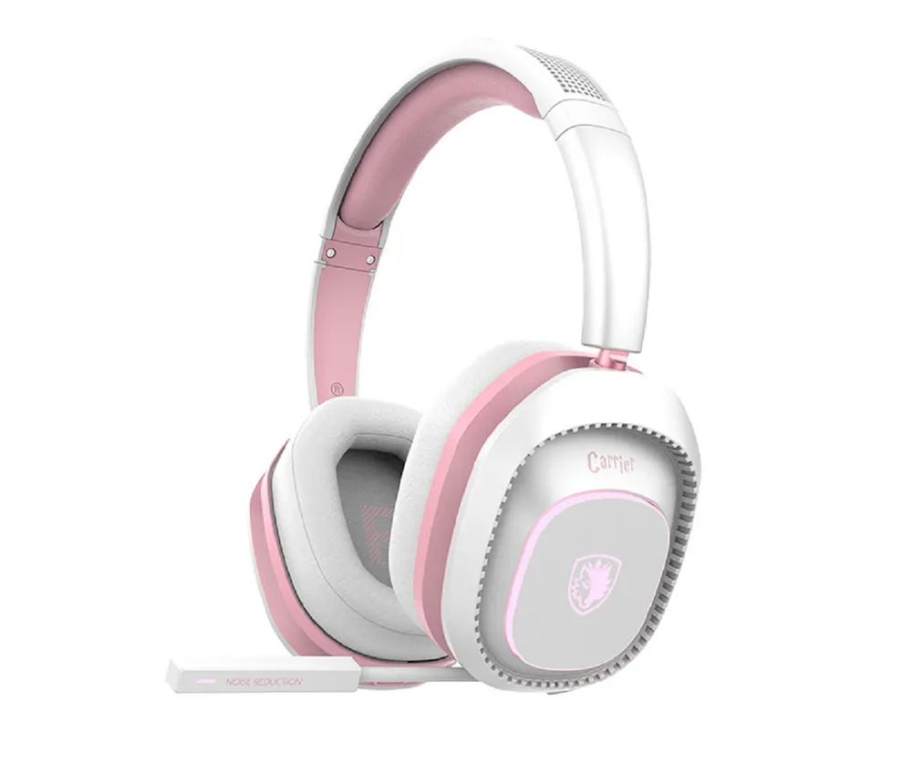 Sades Carrier SA-203 Gaming-Headset (Rauschunterdrückung, kabellos, Stereo, Over Ear, Bluetooth 5.0, 2,4G, 3,5 mm)