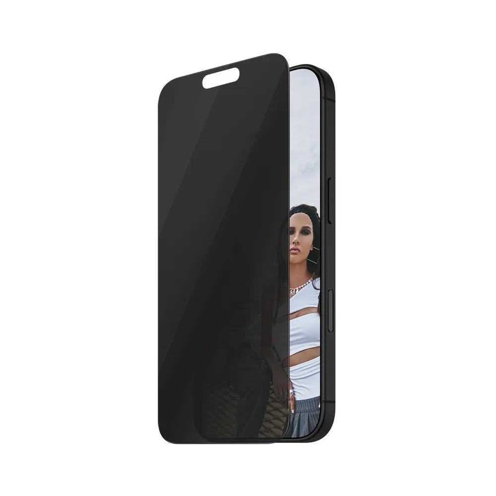 SAFE by PanzerGlass Displayschutzglas Side-View Privacy Screen Protection für Apple iPhone 16 Plus, 1 Stück, Displayschutzfolie, Schutzfolie, Bildschirmschutz, kratz- & stoßfest