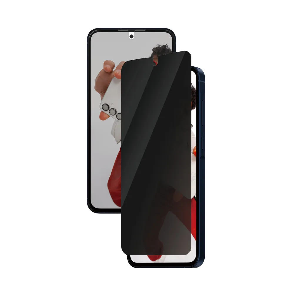 SAFE by PanzerGlass Displayschutzglas Side-View Privacy Screen Protector für Samsung Galaxy A56, Blickschutzfolie, Schutzfolie, Bildschirmschutz, kratz- & stoßfest
