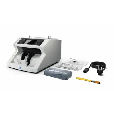 Smartbank Geldzähler Safescan 2210 G2 LCD Weiß 1000 Scheine/Min 150 Blätter Eingang