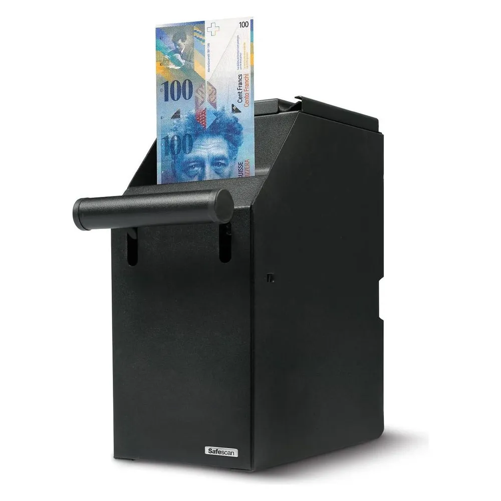 Manuelle Kasse Safescan 121-0276 Schwarz Stahl