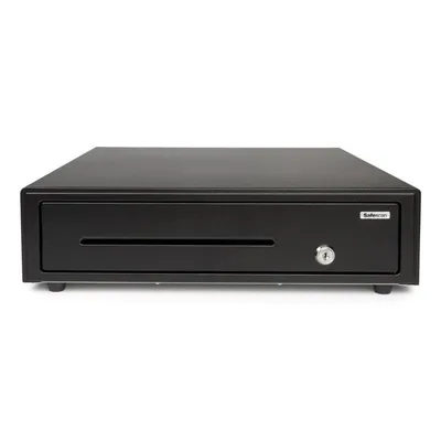 Kassenschublade Safescan LD-4141 Stahl Schwarz 4 Scheinfächer 8 Münzfächer 24 V