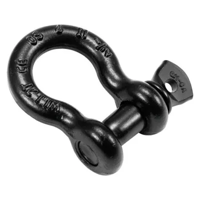 Safetex Schäkel 13mm schwarz mit Schraubbolzen
