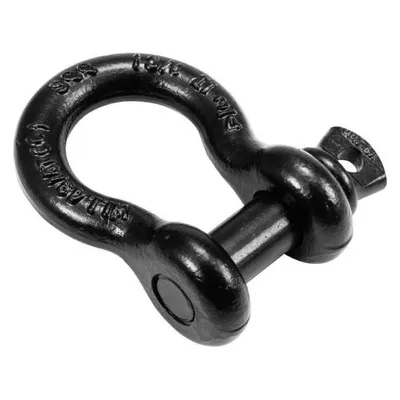 Safetex Schäkel 19mm schwarz mit Schraubbolzen