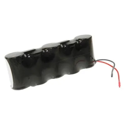 Saft Notbeleuchtungs-Akku F1x5 VNT D mit Kabel 10cm mit offener Litze 6V, 4000mAh