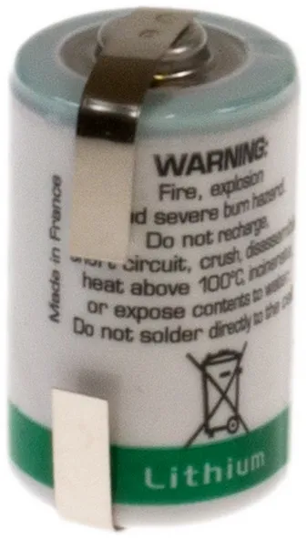 SAFT Lithium-Batterie LS 14250 1/2 AA Batterie - LFU