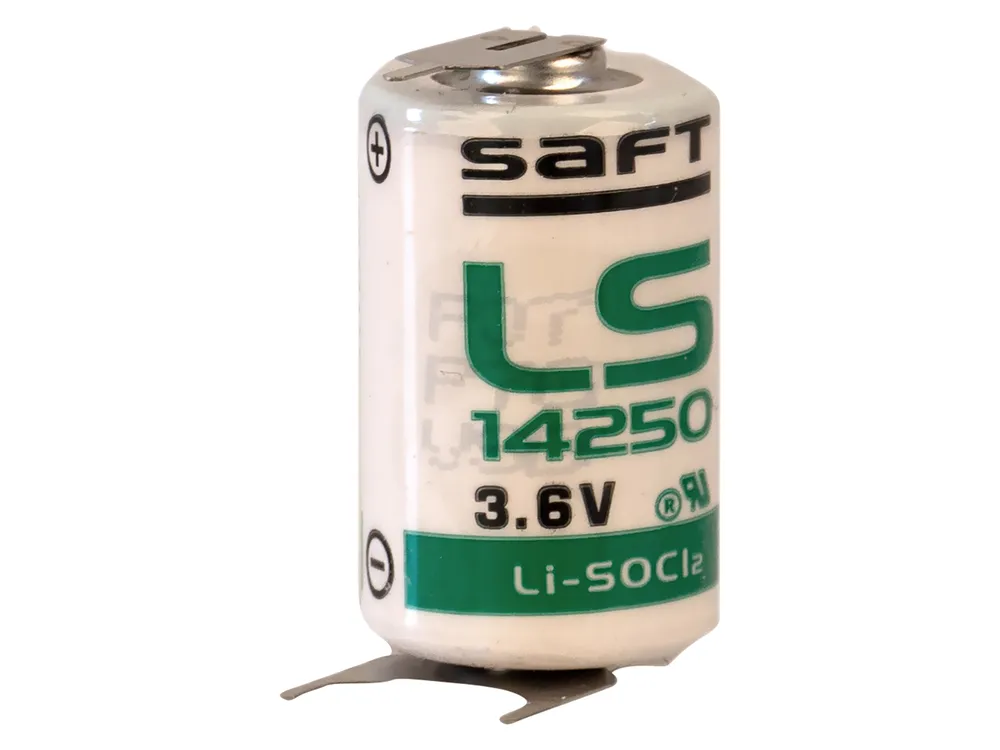 SAFT Lithium-Batterie LS 14250 1/2 AA Batterie - PIN +/-