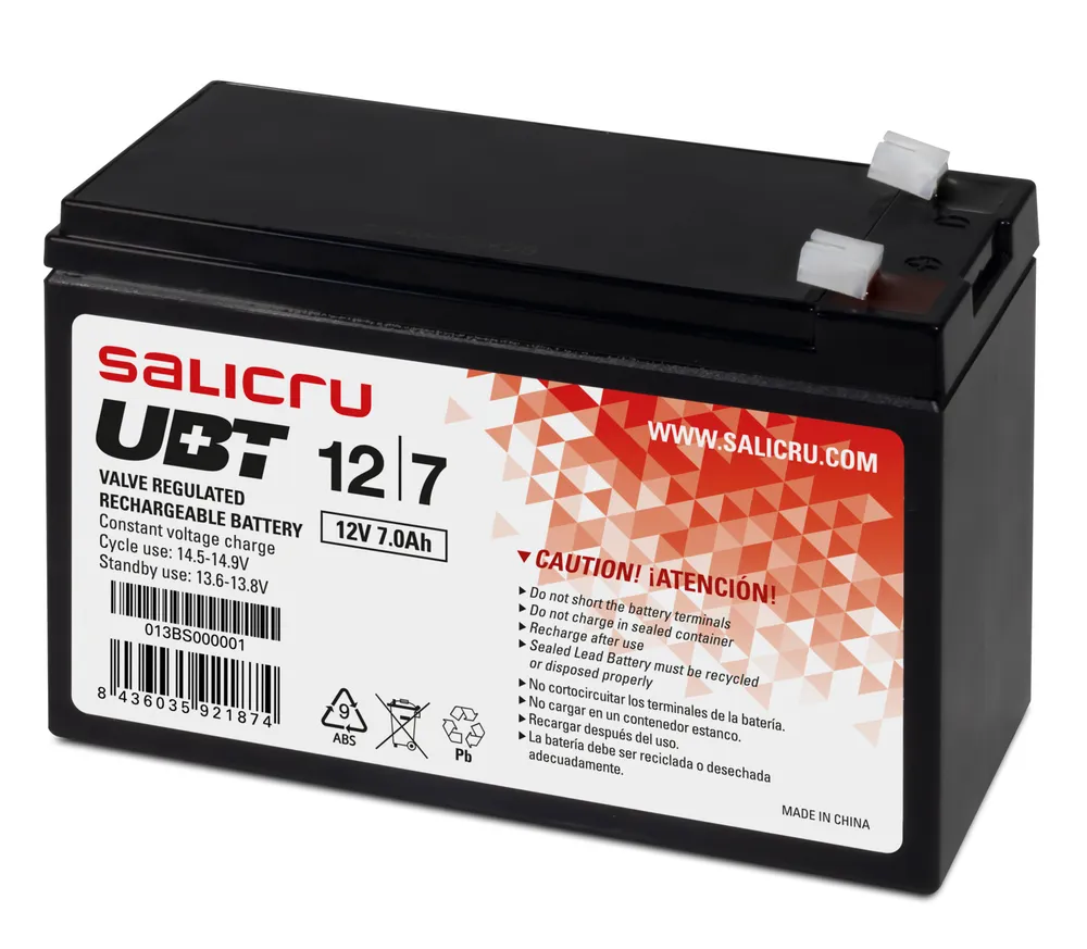 Salicru 013BS000001 USV-Batterie Plombierte Bleisäure (VRLA) 12 V 7 Ah