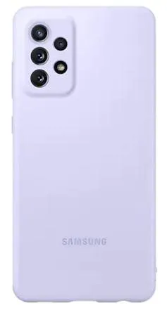 Silicone Cover EF-PA725 für das Galaxy A72, violet Handyhülle