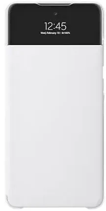 S View Wallet Cover EF-EA725 für das Galaxy A72, white Handyhülle