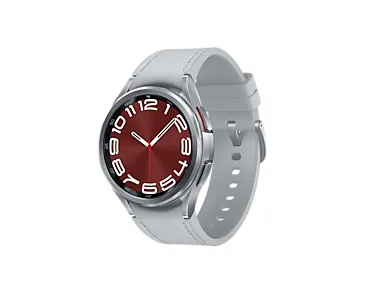 Samsung Galaxy Watch6 Classic 4G NFC GPS 43mm Super AMOLED Silber S/M IP68 SpO2 Puls Schlaf