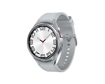 Samsung Galaxy Watch6 Classic 4G LTE GPS 47mm OLED Silber Wasserdicht IP68 5ATM