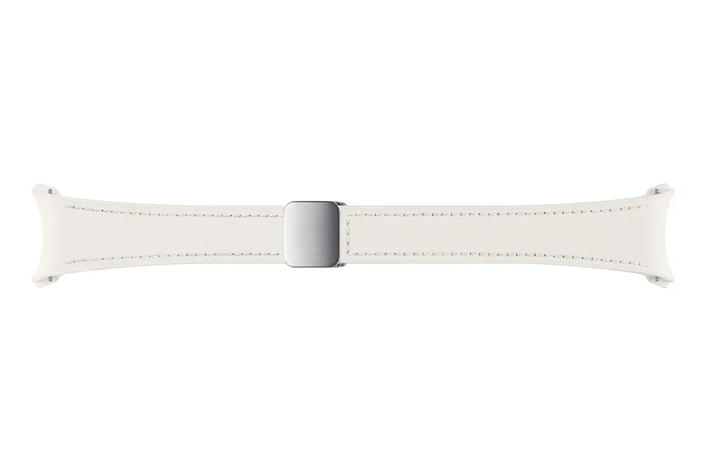 D-Buckle Hybrid Eco-Leather Band (20 mm, Slim, S/M) ET-SHR93 für die Galaxy Watch-Serie - Cream